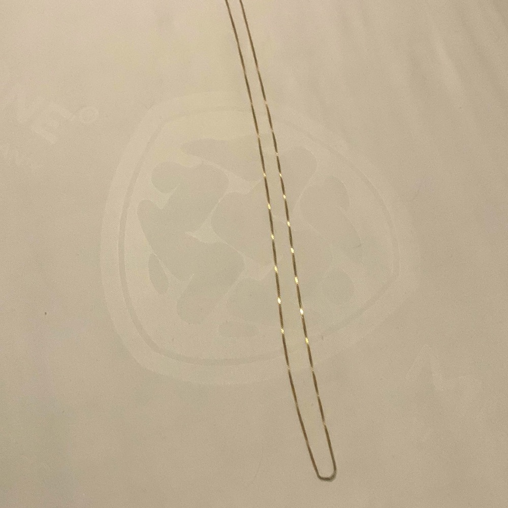 Authentic 14kt Gold Dainty Herringbone Chain